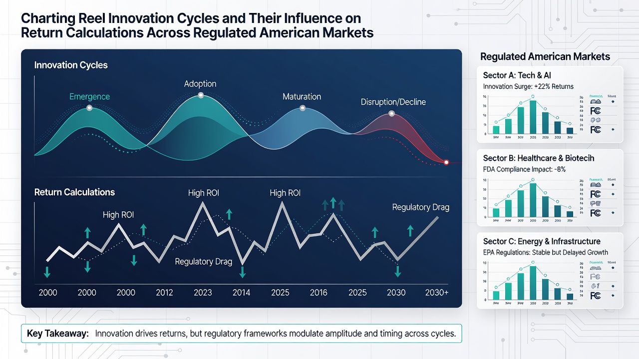 Chart illustrating mid-cycle reel feature integrations and their statistical effects on return calculations in regulated US gaming markets