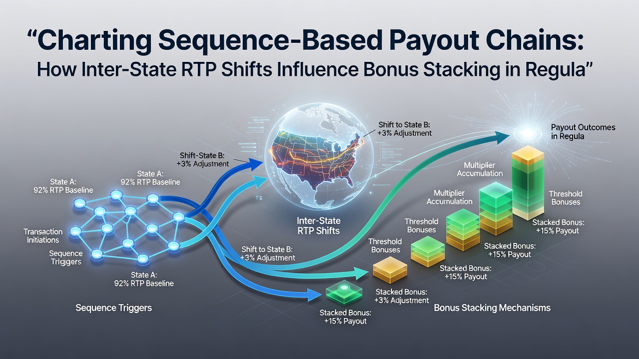 Flowchart illustrating bonus stacking adjustments due to RTP shifts in progressive networks