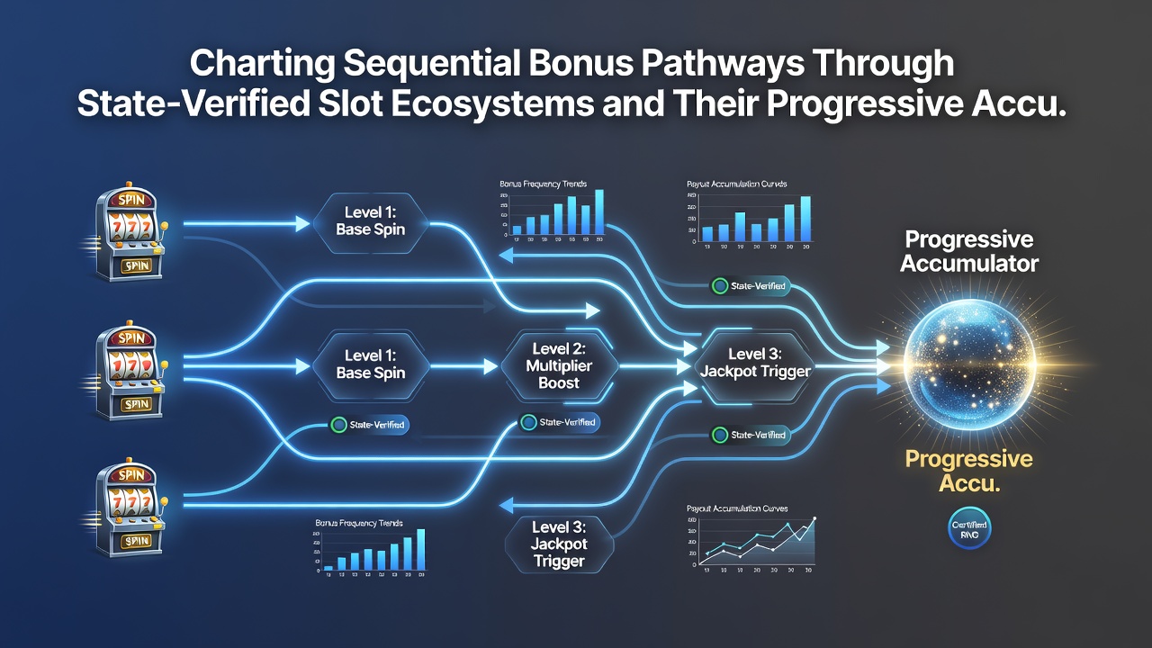Illustration of progressive accumulator growth linked through verified slot ecosystems in multiple states