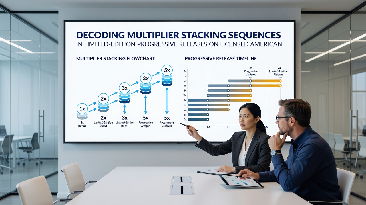 Diagram showing progressive multiplier stacking flow on American licensed slot platforms