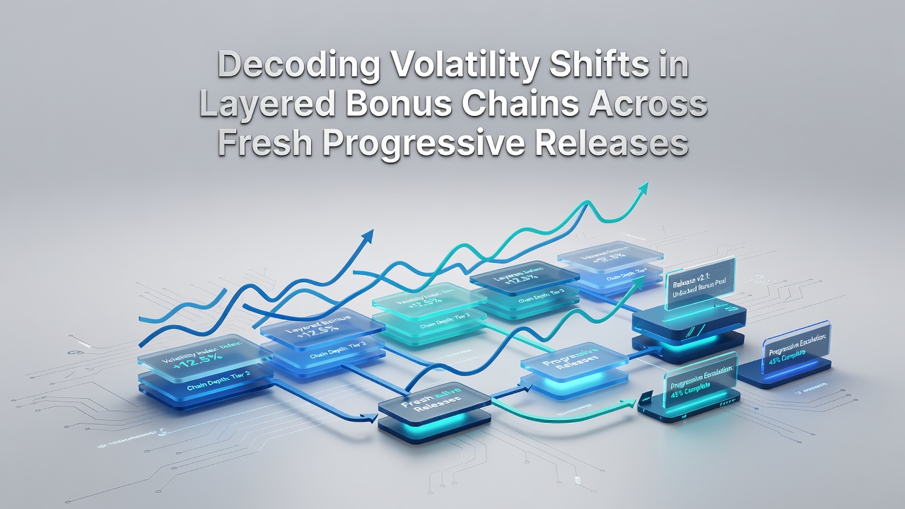 Chart illustrating RTP shifts across multiple bonus layers in progressive slots