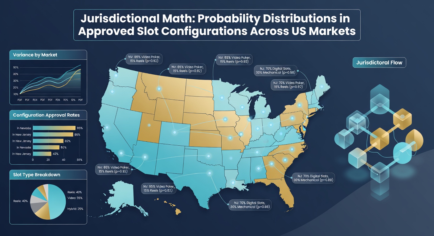 Regulatory approval workflow diagrams for slot probability models in US markets
