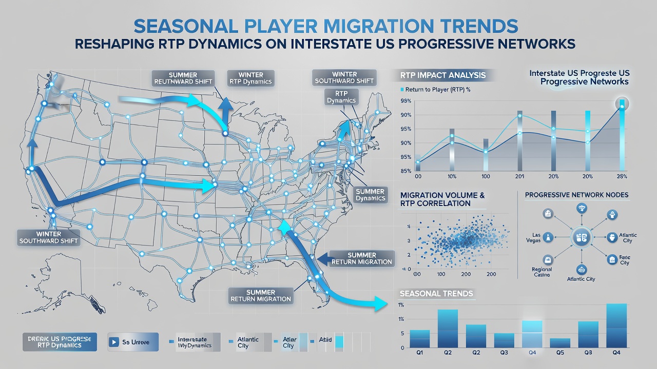 Graph displaying RTP fluctuations tied to player migration on US progressive networks